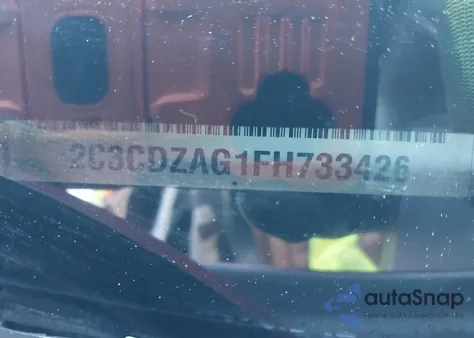 2015 Dodge Challenger Sxt z USA, uszkodzony, nr VIN 2C3CDZAG1FH733426